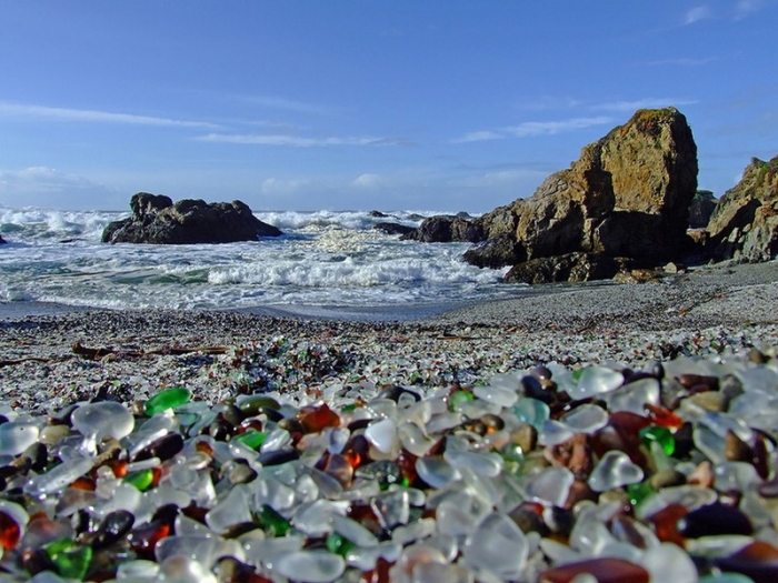 Стеклянный пляж, Калифорния